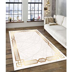 Shine M(134) Dijital Baskılı Saçaksız Mutfak Koridor Yolluk Salon Yatak Odası Halısı 150x200 cm