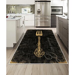 Shine M(254) Dijital Baskılı Saçaksız Mutfak Koridor Yolluk Salon Yatak Odası Halısı 120x180 cm