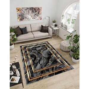 Shine M(52) Dijital Baskılı Saçaksız Mutfak Koridor Yolluk Salon Yatak Odası Halısı 160x230 cm