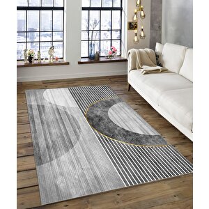 Shine M(110) Dijital Baskılı Saçaksız Mutfak Koridor Yolluk Salon Yatak Odası Halısı 80x400 cm