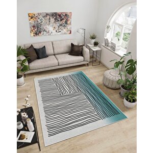 Shine M(188) Dijital Baskılı Saçaksız Mutfak Koridor Yolluk Salon Yatak Odası Halısı 80x100 cm