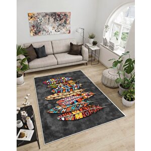 Shine M(79) Dijital Baskılı Saçaksız Mutfak Koridor Yolluk Salon Yatak Odası Halısı 160x230 cm