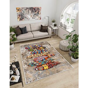 Shine M(81) Dijital Baskılı Saçaksız Mutfak Koridor Yolluk Salon Yatak Odası Halısı 100x300 cm