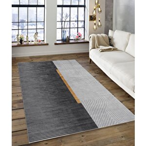Shine M(153) Dijital Baskılı Saçaksız Mutfak Koridor Yolluk Salon Yatak Odası Halısı 80x400 cm