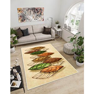 Shine M(77) Dijital Baskılı Saçaksız Mutfak Koridor Yolluk Salon Yatak Odası Halısı 150x200 cm
