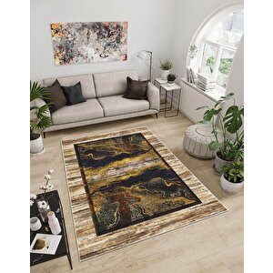 Shine M(59) Dijital Baskılı Saçaksız Mutfak Koridor Yolluk Salon Yatak Odası Halısı 160x160 cm