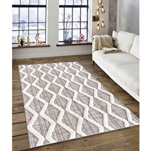 Shine M(151) Dijital Baskılı Saçaksız Mutfak Koridor Yolluk Salon Yatak Odası Halısı 180x180 cm