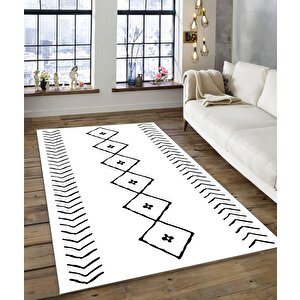 Shine M(198) Dijital Baskılı Saçaksız Mutfak Koridor Yolluk Salon Yatak Odası Halısı 80x450 cm