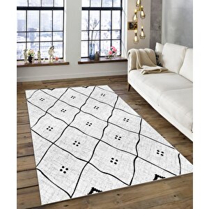 Shine M(154) Dijital Baskılı Saçaksız Mutfak Koridor Yolluk Salon Yatak Odası Halısı 150x200 cm
