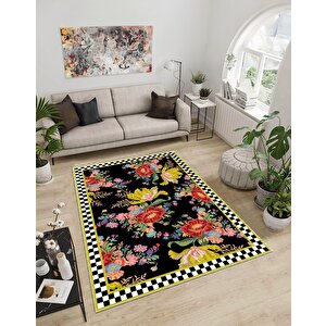 Shine M(285) Dijital Baskılı Saçaksız Mutfak Koridor Yolluk Salon Yatak Odası Halısı 160x250 cm