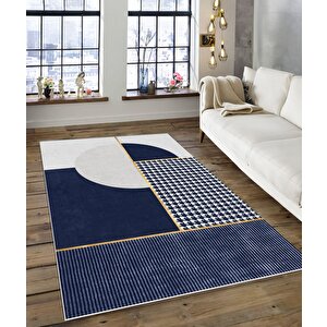 Shine M(164) Dijital Baskılı Saçaksız Mutfak Koridor Yolluk Salon Yatak Odası Halısı 160x230 cm