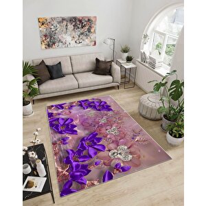 Shine M(273) Dijital Baskılı Saçaksız Mutfak Koridor Yolluk Salon Yatak Odası Halısı 160x200 cm