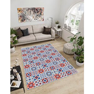 Shine M(291) Dijital Baskılı Saçaksız Mutfak Koridor Yolluk Salon Yatak Odası Halısı 120x180 cm