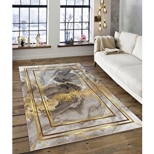 Shine M(202) Dijital Baskılı Saçaksız Mutfak Koridor Yolluk Salon Yatak Odası Halısı 160x200 cm