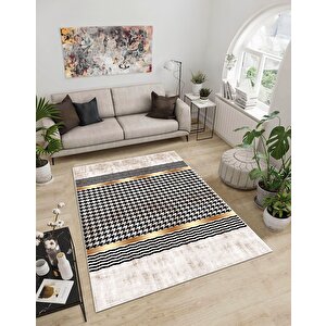 Shine M(92) Dijital Baskılı Saçaksız Mutfak Koridor Yolluk Salon Yatak Odası Halısı 150x200 cm