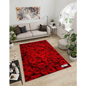 Shine M(12) Dijital Baskılı Saçaksız Mutfak Koridor Yolluk Salon Yatak Odası Halısı 100x500 cm