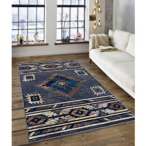 Shine M(193) Dijital Baskılı Saçaksız Mutfak Koridor Yolluk Salon Yatak Odası Halısı 80x100 cm