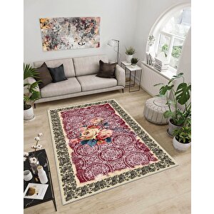 Shine M(269) Dijital Baskılı Saçaksız Mutfak Koridor Yolluk Salon Yatak Odası Halısı 80x150 cm