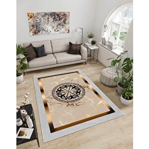 Shine M(46) Dijital Baskılı Saçaksız Mutfak Koridor Yolluk Salon Yatak Odası Halısı 60x400 cm