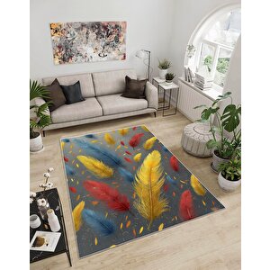 Shine M(283) Dijital Baskılı Saçaksız Mutfak Koridor Yolluk Salon Yatak Odası Halısı 60x100 cm