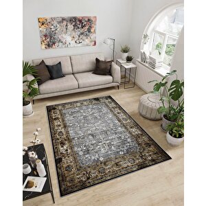 Shine M(14) Dijital Baskılı Saçaksız Mutfak Koridor Yolluk Salon Yatak Odası Halısı 180x180 cm