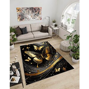 Shine M(272) Dijital Baskılı Saçaksız Mutfak Koridor Yolluk Salon Yatak Odası Halısı 150x200 cm