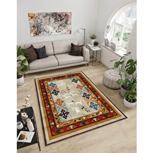 Shine M(18) Dijital Baskılı Saçaksız Mutfak Koridor Yolluk Salon Yatak Odası Halısı 120x160 cm