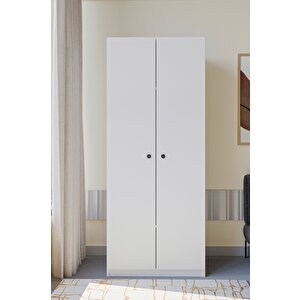 Eva Elbise Dolabı 2 Kapaklı