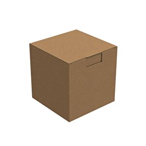 15x15x15 - 25 Adet Kilitli E Ticaret Karton Kargo Kutusu 25 Adet
