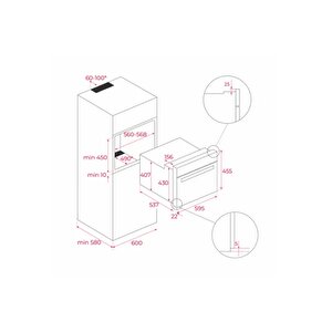 Hlc 8400 St Kompakt Ankastre Firin