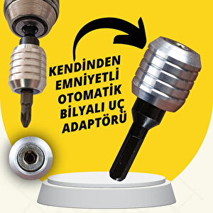 Kendinden Emniyetli Otomatik Bilyalı Uç Adaptörü