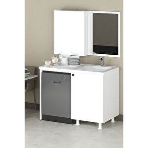 Dune Lavabolu Banyo Dolabi