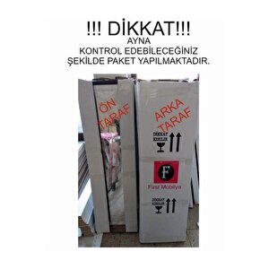 Number One - Demonte - Çok Amaçlı - Ayaklı - Aynalı Hediyelik Takı Dolabı - Beyaz