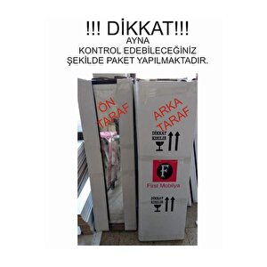 Yıldız Kilitli Demonte Ayaklı Aynalı Hediyelik Çok Amaçlı Takı Dolabı Beyaz