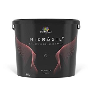 Hierasil %100 Saf Akrilik Silikonlu Dış Cephe Boyası 7.5 Lt Antrasit Gri Ral 7016