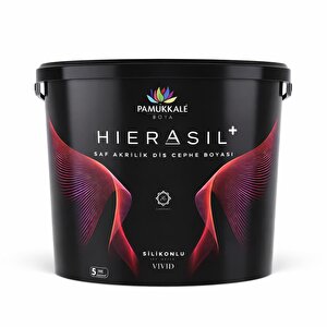 Pamukkale Hierasil %100 Saf Akrilik Silikonlu Dış Cephe Boyası 7.5 Lt Beyaz