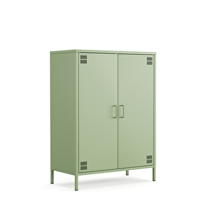 Pera Metal Dolap 2 Kapılı 80,50 X 40 X 109,50 Cm - Ral 6011 Yeşil