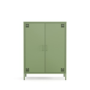Pera Metal Dolap 2 Kapılı 80,50 X 40 X 109,50 Cm - Ral 6011 Yeşil