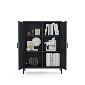 Pera Metal Dolap 2 Kapılı 80,50 X 40 X 109,50 Cm - Ral 7016 Antrasit 7016 Antrasit