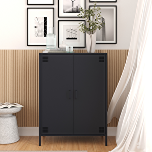 Pera Metal Dolap 2 Kapılı 80,50 X 40 X 109,50 Cm - Ral 7016 Antrasit 7016 Antrasit