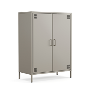 Metal Dolap 2 Kapılı 80,50 X 40 X 109,50 Cm - Ral 7039 Antrasit Ral 7039