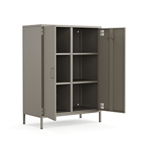 Metal Dolap 2 Kapılı 80,50 X 40 X 109,50 Cm - Ral 7039 Antrasit