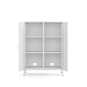 Pera Metal Dolap 2 Kapılı 80,50 X 40 X 109,50 Cm - Ral 9016 Beyaz