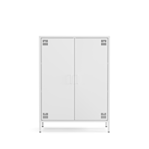 Pera Metal Dolap 2 Kapılı 80,50 X 40 X 109,50 Cm - Ral 9016 Beyaz