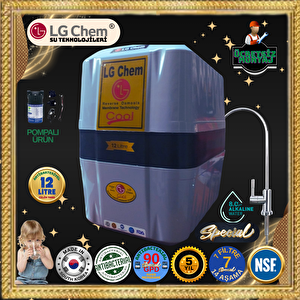 Lg Chem Cool Pompali & Ücretsi̇z Montajli 12 Li̇tre 7 Fi̇ltre 14 Aşama Gümüş İyonlu Antrasi̇t Renk Su Aritma Ci̇hazi.