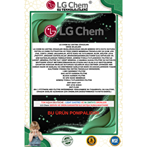 Lg Chem Cool Pompali 12 Li̇tre 7 Fi̇ltre 14 Aşama Mi̇neral Alkali̇ Ve Gümüş İyon Fi̇ltreli̇ Beyaz Renk Su Aritma Ci̇hazi.