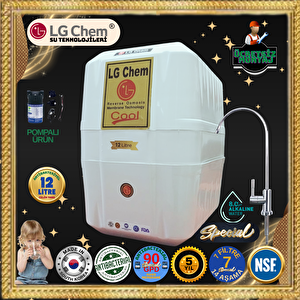 Lg Chem Cool Pompali & Ücretsi̇z Montajli 12 Li̇tre 7 Fi̇ltre 14 Aşama Gümüş İyonlu Beyaz Su Aritma Ci̇hazi.