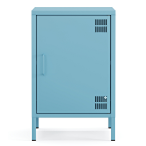 Pera Komodin Kapaklı 41,5 X 40 X 64,50 Cm - Ral 5024 Mavi