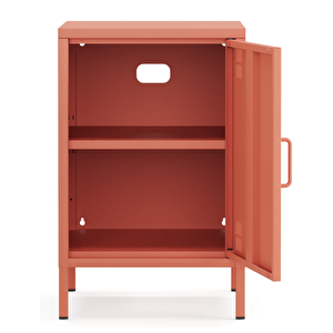 Pera Komodin Kapaklı 41,5 X 40 X 64,50 Cm - Ral 3022 Somon