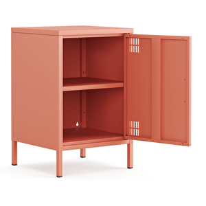 Pera Komodin Kapaklı 41,5 X 40 X 64,50 Cm - Ral 3022 Somon